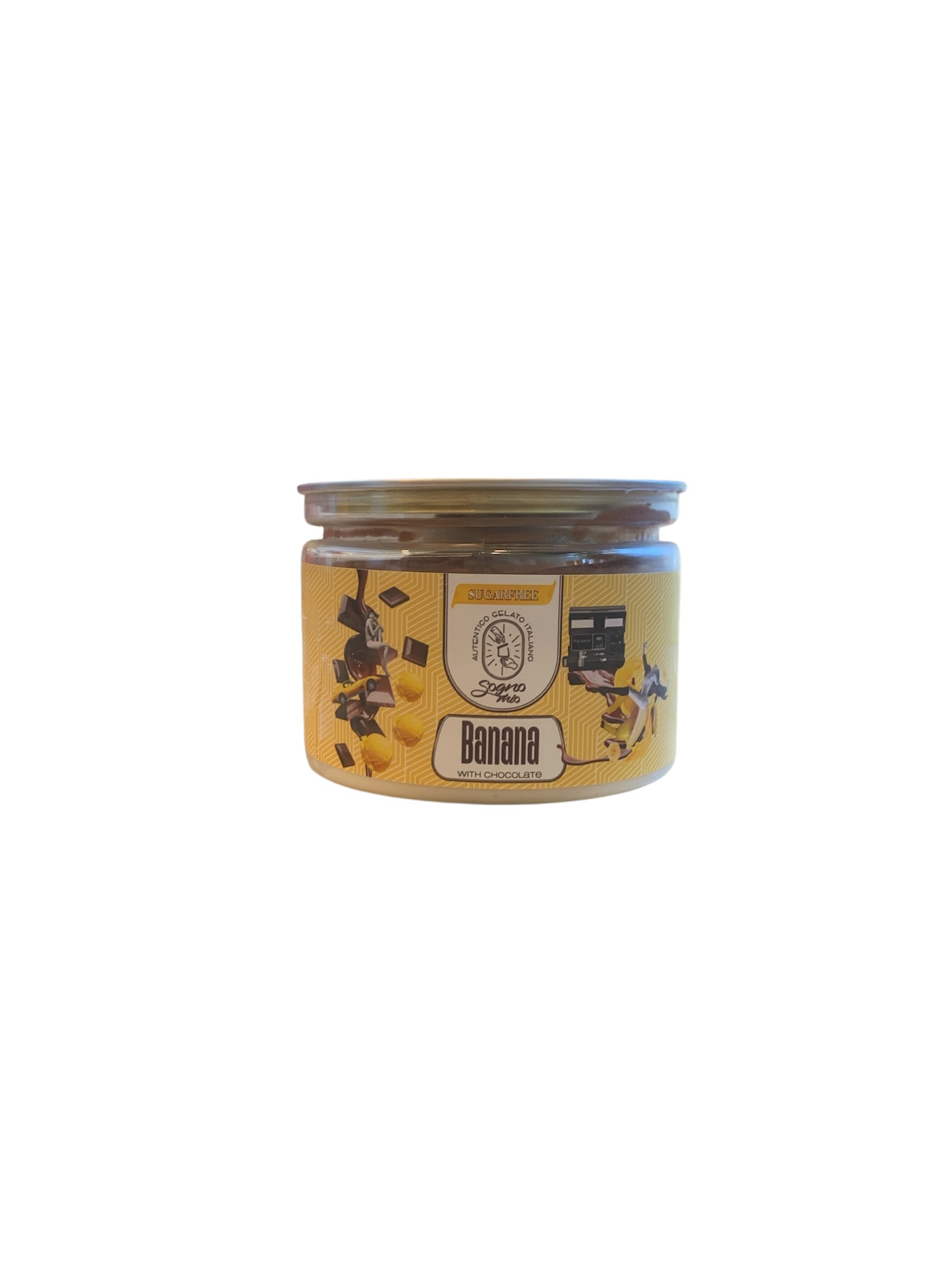 Παγωτο Σοκολατα Μπανανα 0% 200gr Sogno Mio